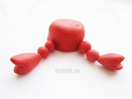 Maestrul de clasă cum să mucegă un crab din plasticină