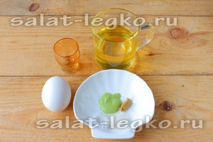 Majonéz otthon, lépésről lépésre recept wasabi