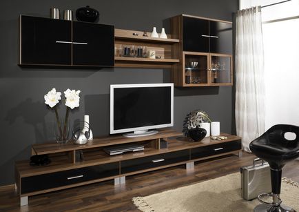 Bútor cseresznye a belső, gyönyörű modellek, színek és kombinációk, a megfelelő színt a falak, a padló és