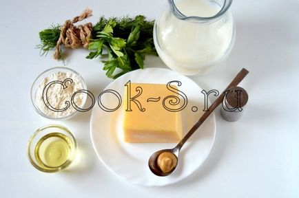 Sos de brânză de lapte - rețetă pas cu pas cu fotografii, gustări