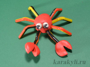 Morghiul de mare și crabi - modelarea de la locuitorii plastilinei de pe fundul mării, doodle