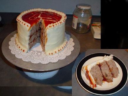 М'ясний торт на день народження