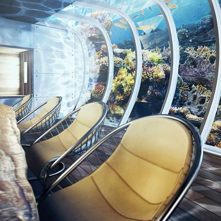 Надводної-підводний дисковий готель - water discus hotel - в дубаї, ОАЕ - туристичний портал - світ