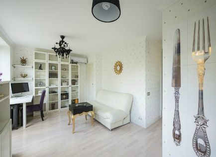 Modificări neobișnuite ale unui apartament cu o cameră, lux și confort