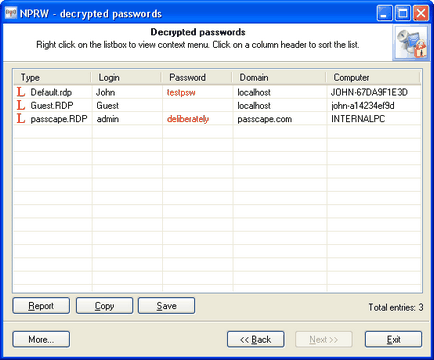 Network Password Recovery Wizard - visszaállítja a Remote Desktop jelszó