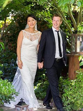 Mark Zuckerberg menyasszony viselt ruhát 4700 $-israwoman
