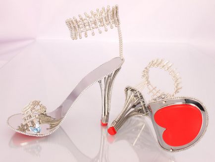 Un nou pantof de bejonce cu clip-nou a cumpărat o pereche de pantofi, decorate cu 1290 de diamante