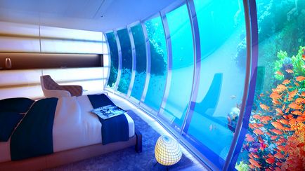 Hotel sub apă în Dubai - unul dintre cele mai scumpe hoteluri din lume