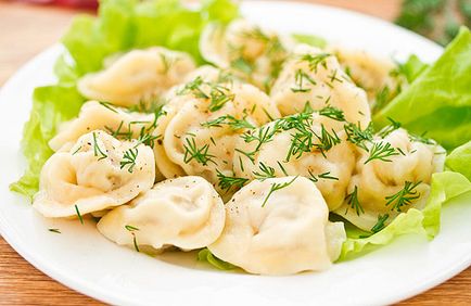 Pelmeni cu ciuperci