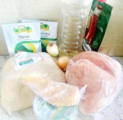 Pizza csirke recept otthon a sütőben egy fotó (feltételek) Pizza csirke recept otthon a sütőben fotókkal