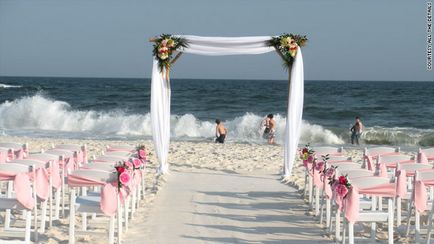 Пляжна весілля, весільні зачіски