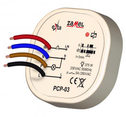 Conectarea unui releu de impulsuri pentru controlul luminii