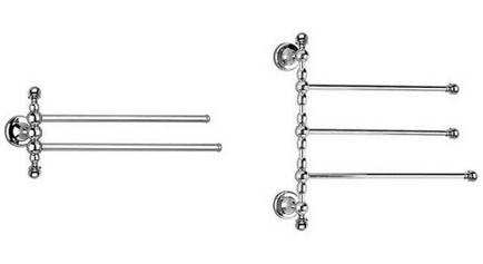 Полотенцедержателі для ванної види, пристрій, характеристики