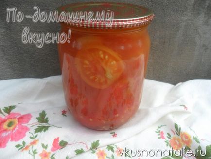 Felii de tomate cu ceapa - reteta pentru iarna