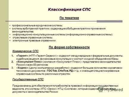 Презентація на тему інформаційні довідкові системи