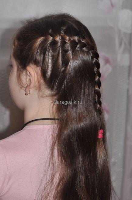 Зачіски для дівчаток коса навиворіт, пучок в стилі ампір, плетіння у вигляді квітів