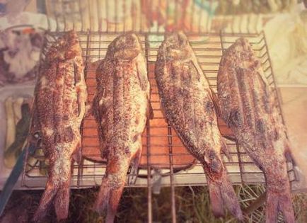 Приготування риби на багатті на решітці і маринаду для риби - my life