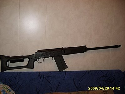 Aplicată de tipul svd pentru saiga-12 - o armă populară