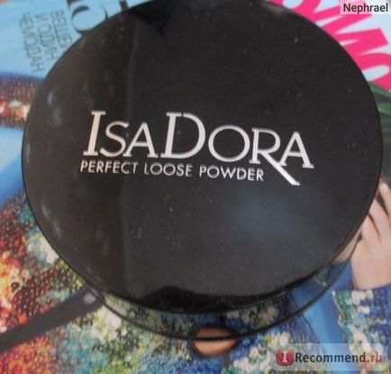 Пудра розсипчаста isadora perfect loose powder - «мені вона абсолютно не сподобалася! Фото до і