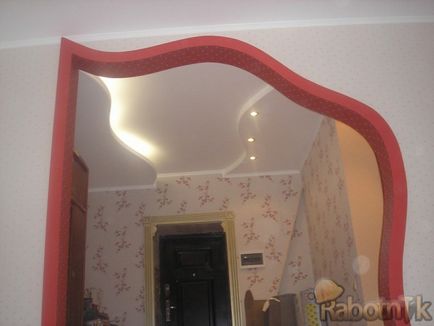 Fajták ívek az ajtóban, az eredeti konfiguráció és tervezési lehetőségeket, anyagok és fotók (Design) Fajták ívek az ajtóban, az eredeti konfiguráció és tervezési lehetőségeket, anyagok és fotók