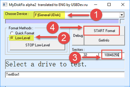 Dimensiunea reală a unei unități flash