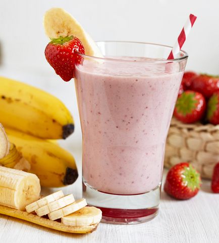 Receptek banán smoothie - egyszerű, gyors és finom