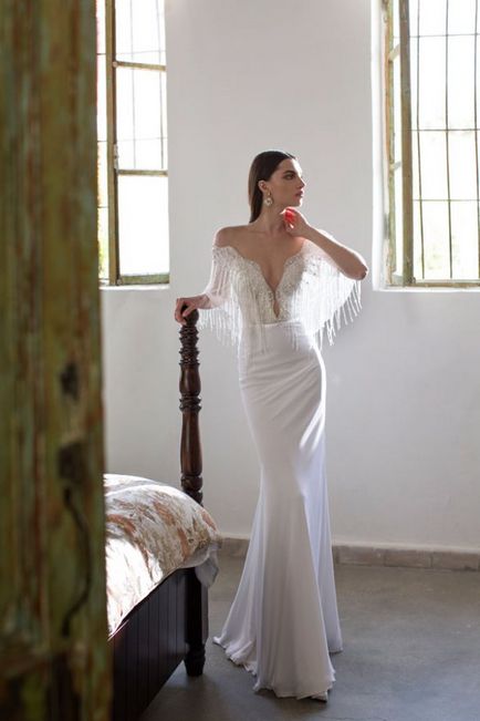 Ru lenyűgöző esküvői ruhák - mint egy dal a szépség, a menyasszony