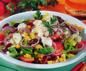 Saláta Riviera ( „Riviera” mediterrán konyha recept) saláta Riviera