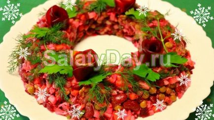 Salata Vinaigrette - neobișnuit variantele sale rețetă cu o fotografie și video