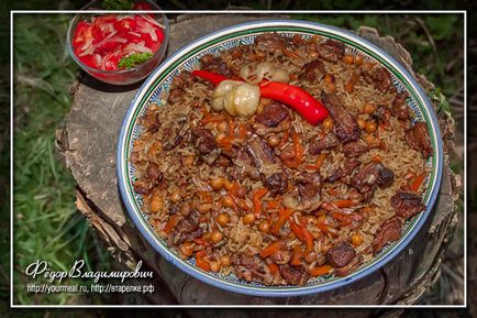 Samarand pilaf, retete de casa (coriandru) Samarkand pilaf, rețete de casă
