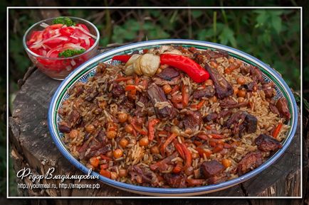 Samarkand pilaf, rețete de casă (orez) Samarkand pilaf, rețete de casă