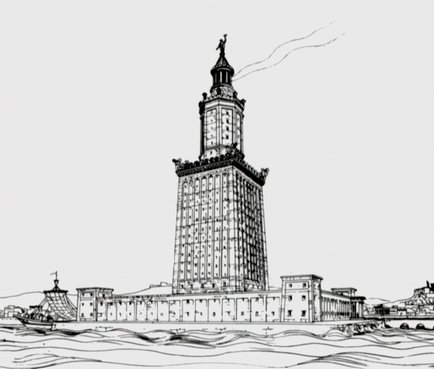 A legmagasabb épület az ókori világ hét orosz
