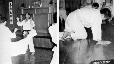 Cea mai dificilă antrenament de karate
