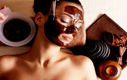Шоколадна косметика маски для обличчя