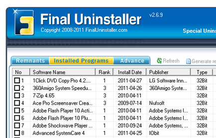 Descărcați ultimul serial final de dezinstalare