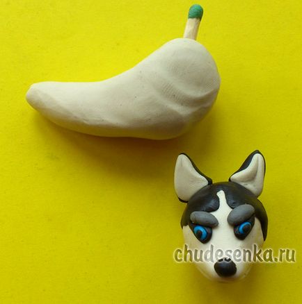 Husky din plasticină