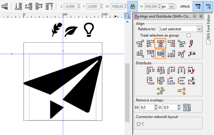 Створення символьного шрифту в inkscape