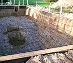 Építése a beton medencét, anyagok és technológia magazin „medencék és szaunák”