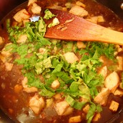 Kínai leves csirkével és tofu (csirke) Kínai leves csirkével és tofu