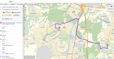 Harta locației Sukhanov Park