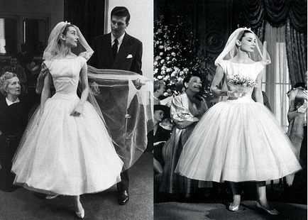 Весільні сукні в стилі Одрі Хепберн