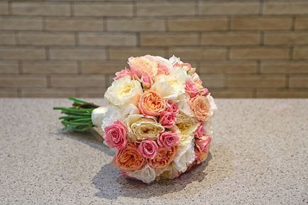 Весільний букет - розалия, купити з доставкою по Москві, ціна від магазину danaida garden
