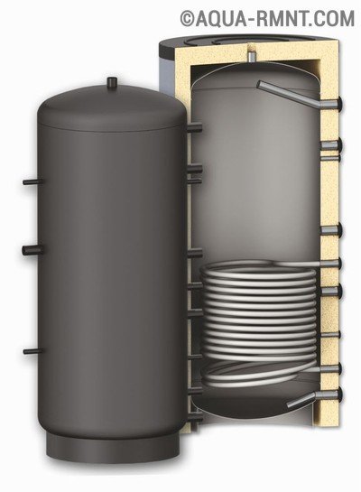 Acumulatorul de căldură pentru cazanele de încălzire, tipurile, regulile de instalare