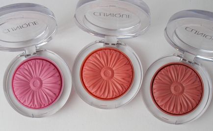 Teste de blush de la Dior, clarine, clinique