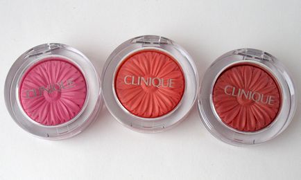 Teste de blush de la Dior, clarine, clinique