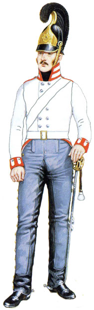 Uniforme ale cuirassierilor prusaci din 1792-1815, uniforma armatelor lumii