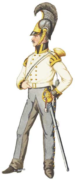 Uniforme ale cuirassierilor prusaci din 1792-1815, uniforma armatelor lumii