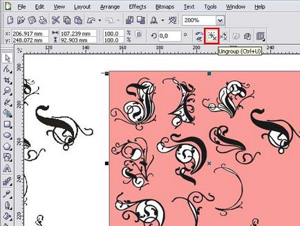 Lecții coreldraw text decorativ în coreldraw