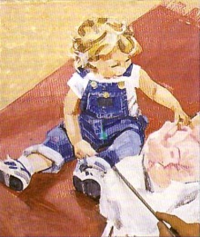 Урок малювання портрета дитини акриловими фарбами, намалюємо самі