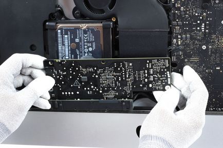 Instalarea ssd-ului suplimentar în imac 21